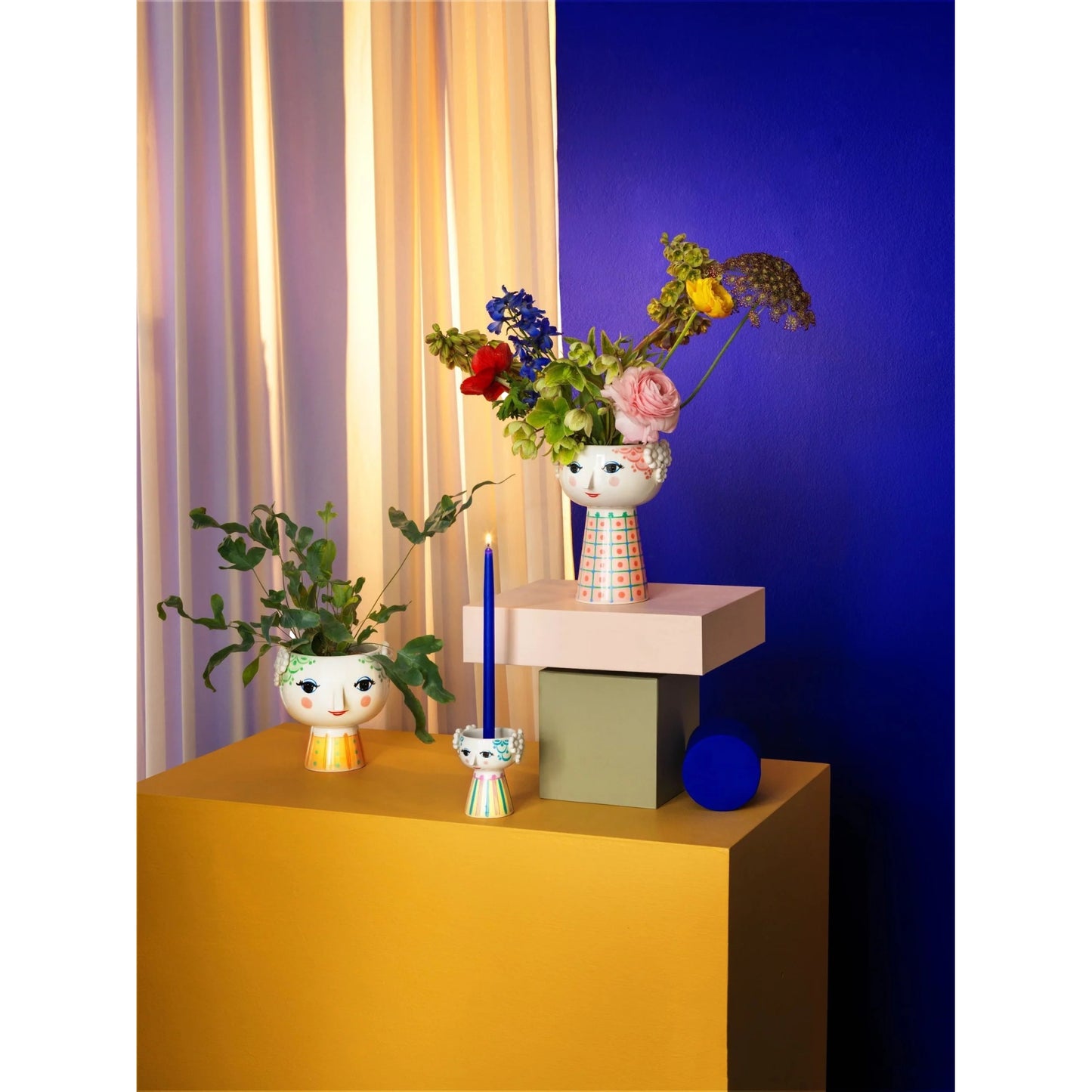 Bjørn Wiinblad Eva Vase (Pink) 18,5 cm / 7.3"