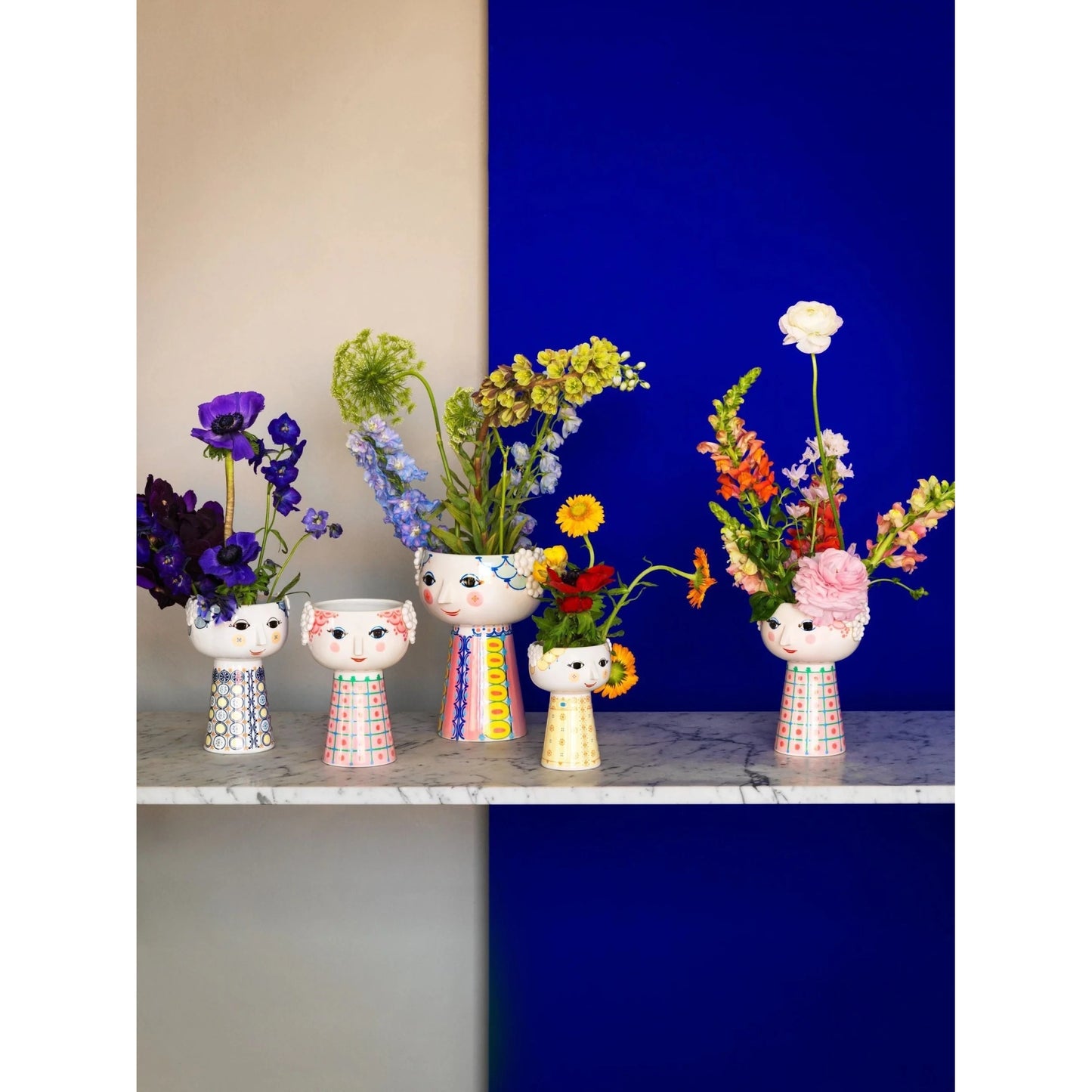 Bjørn Wiinblad Eva Vase (Pink) 18,5 cm / 7.3"