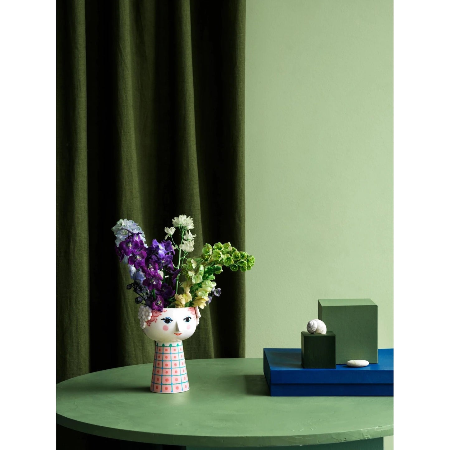 Bjørn Wiinblad Eva Vase (Pink) 18,5 cm / 7.3"