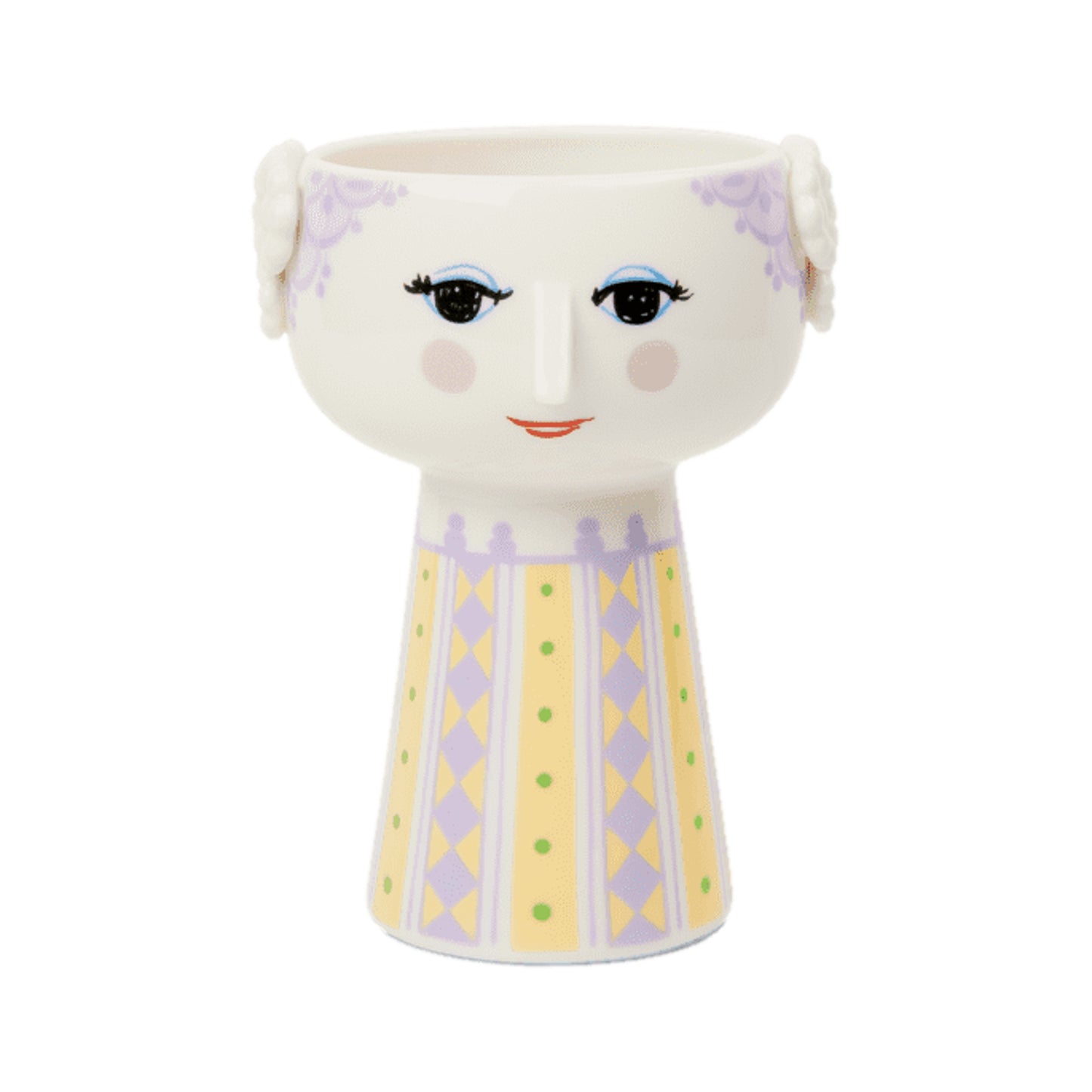 Bjørn Wiinblad Eva Vase (Purple, Lavender) 15 cm / 5.9"