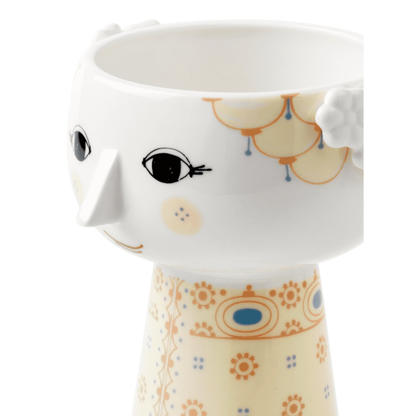 Bjørn Wiinblad Eva Vase (Soft Yellow) 15 cm / 5.9"