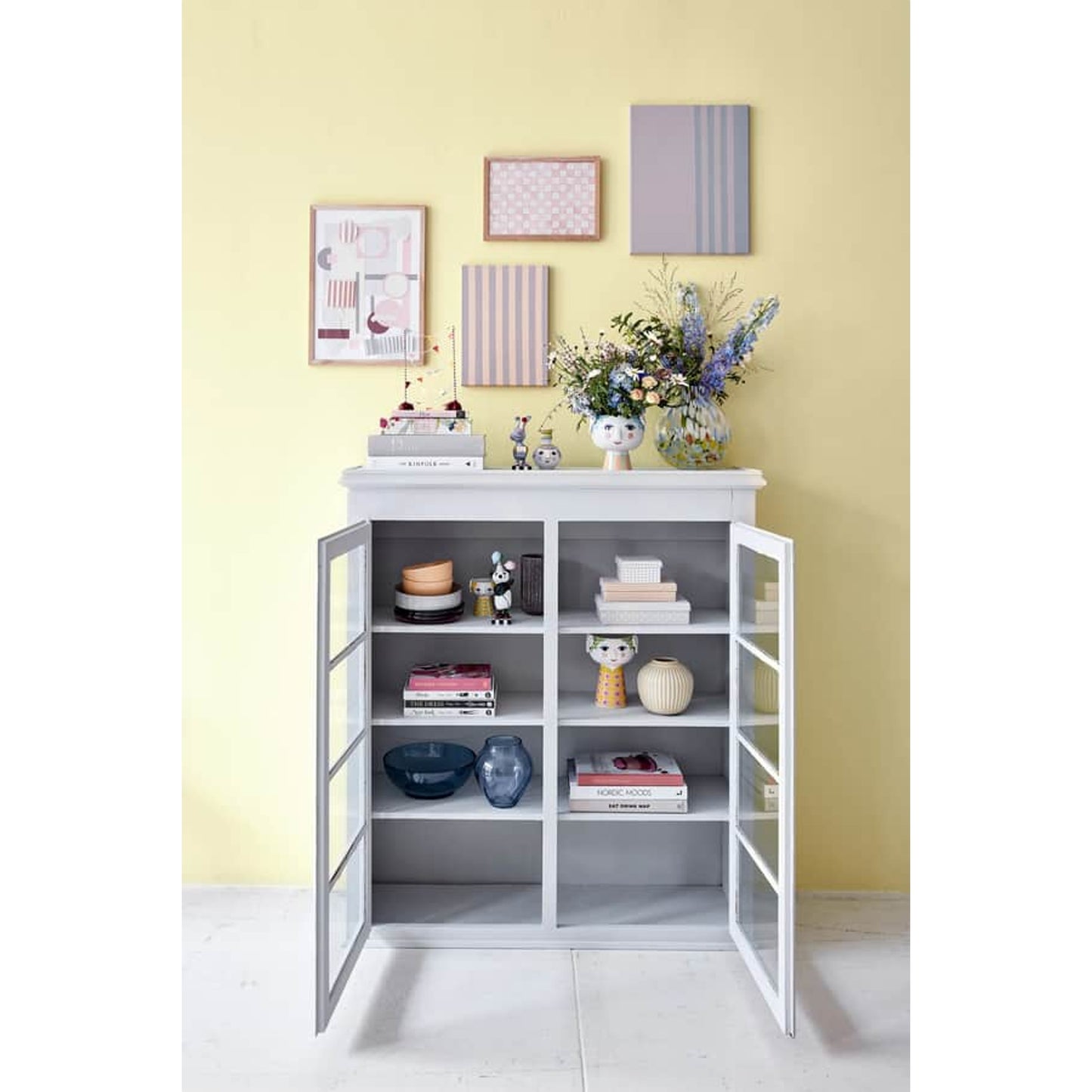 Bjørn Wiinblad Eva Vase (Yellow) 18,5 cm / 7.3"