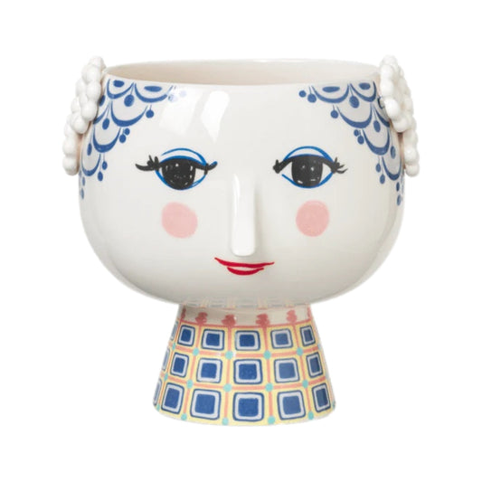 Bjørn Wiinblad Eva Flowerpot On Base (Blue)