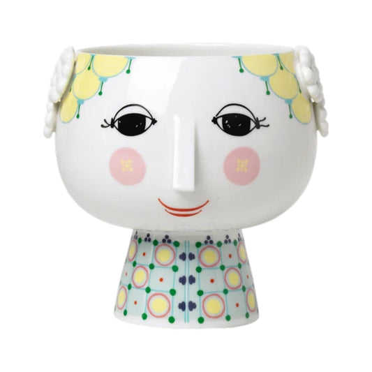 Bjørn Wiinblad Eva Flowerpot On Base (Yellow)