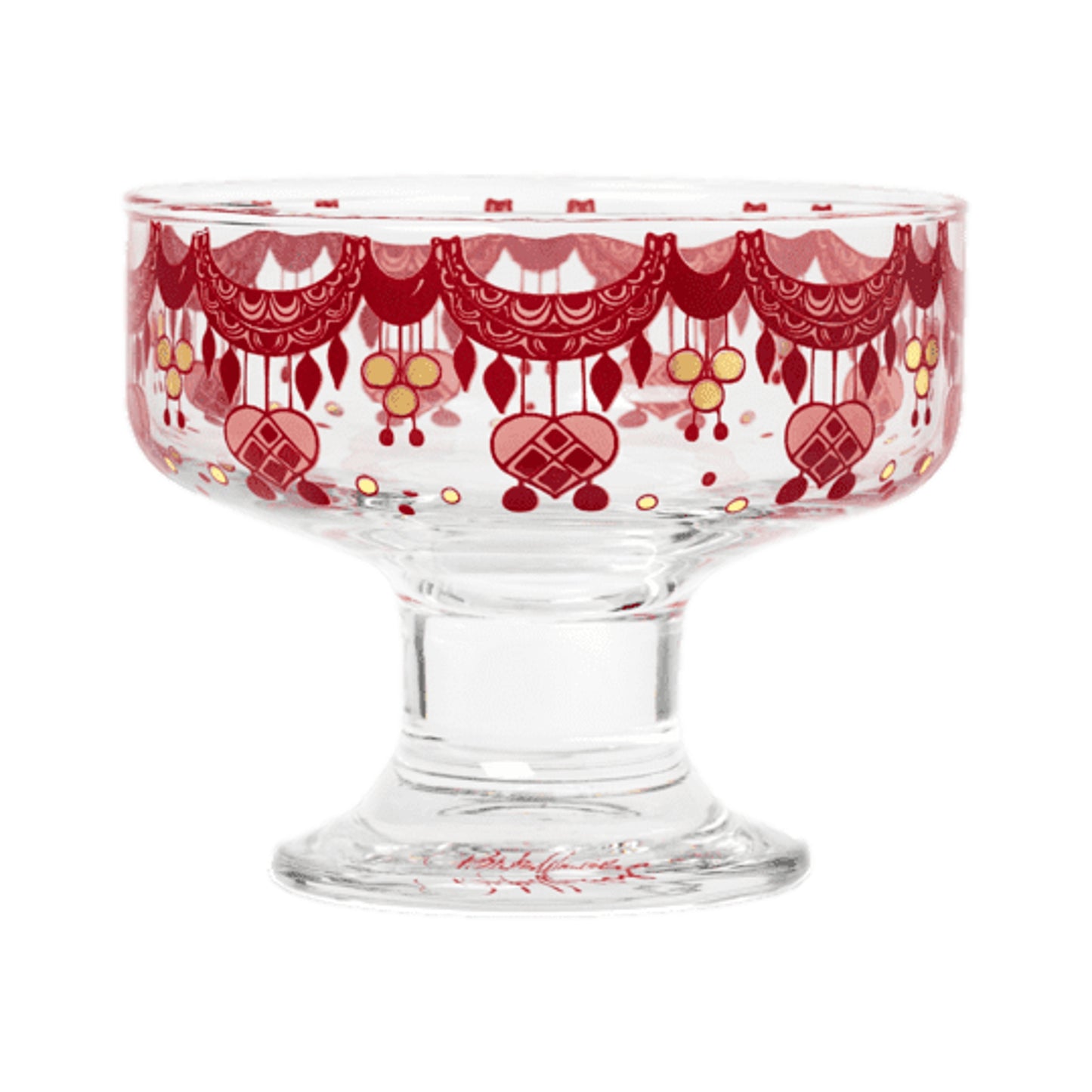 Bjørn Wiinblad Set Of Four Garland Bowls On Stands