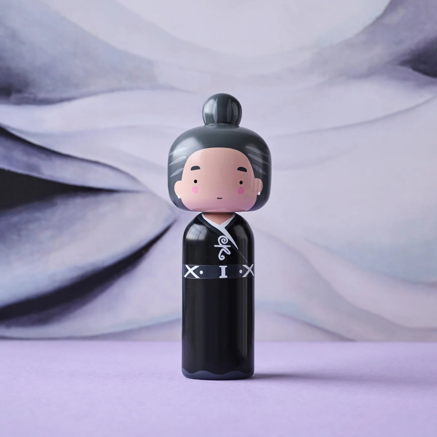 Kokeshi Georgia O'Keeffe By Lucie Kaas