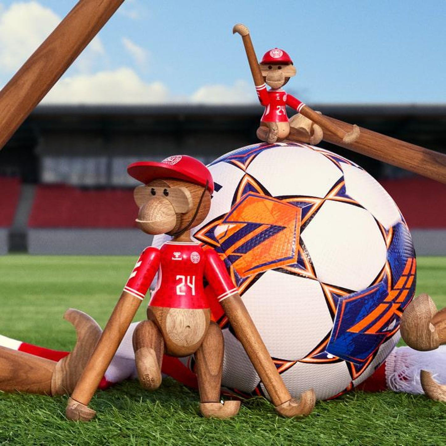 Kay Bojesen Cap x DBU 2024 For Mini And Small Monkeys