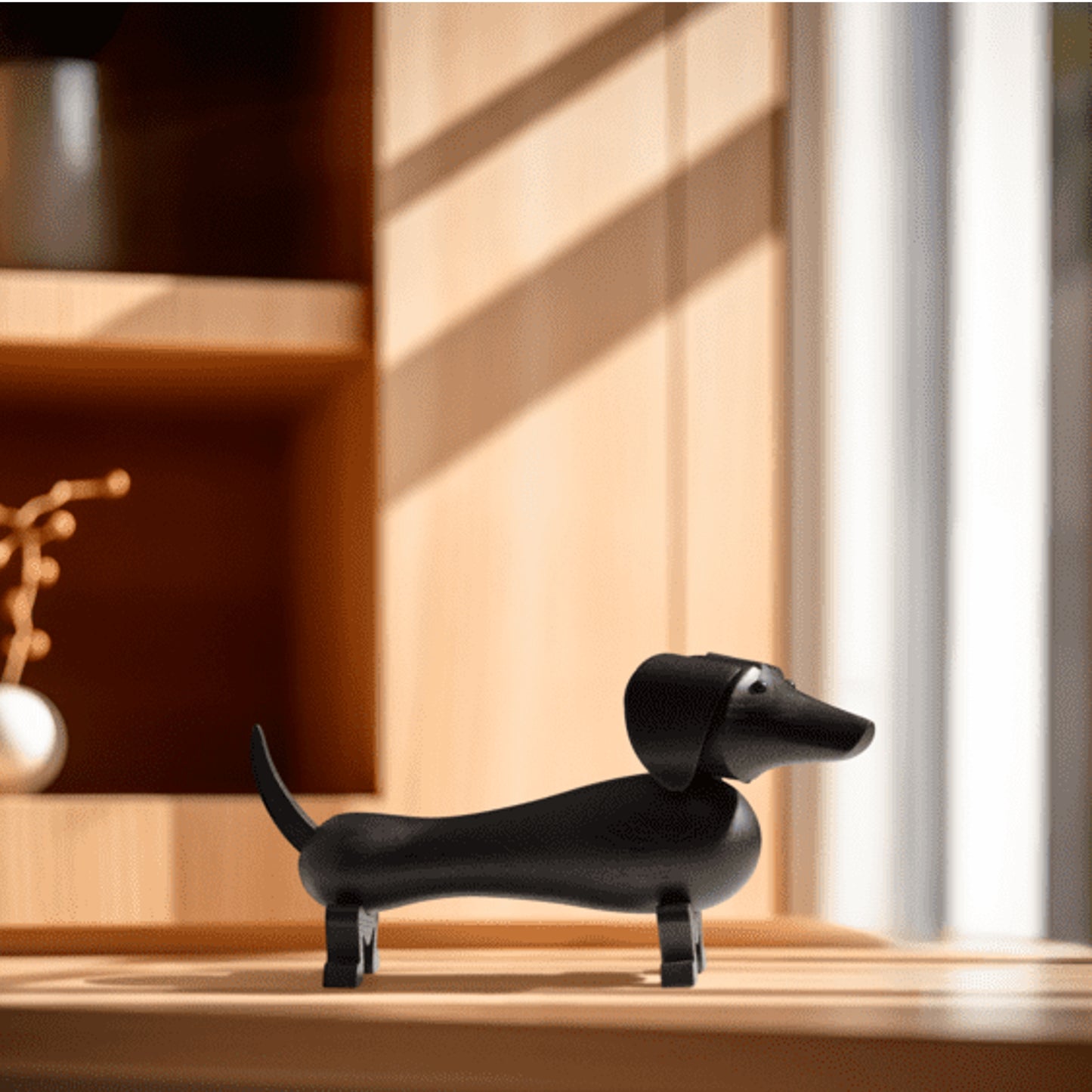 Kay Bojesen Dog Anniversary Edition Dark Stained Oak