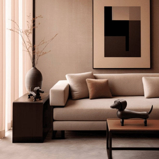 Kay Bojesen Dog Anniversary Edition Dark Stained Oak