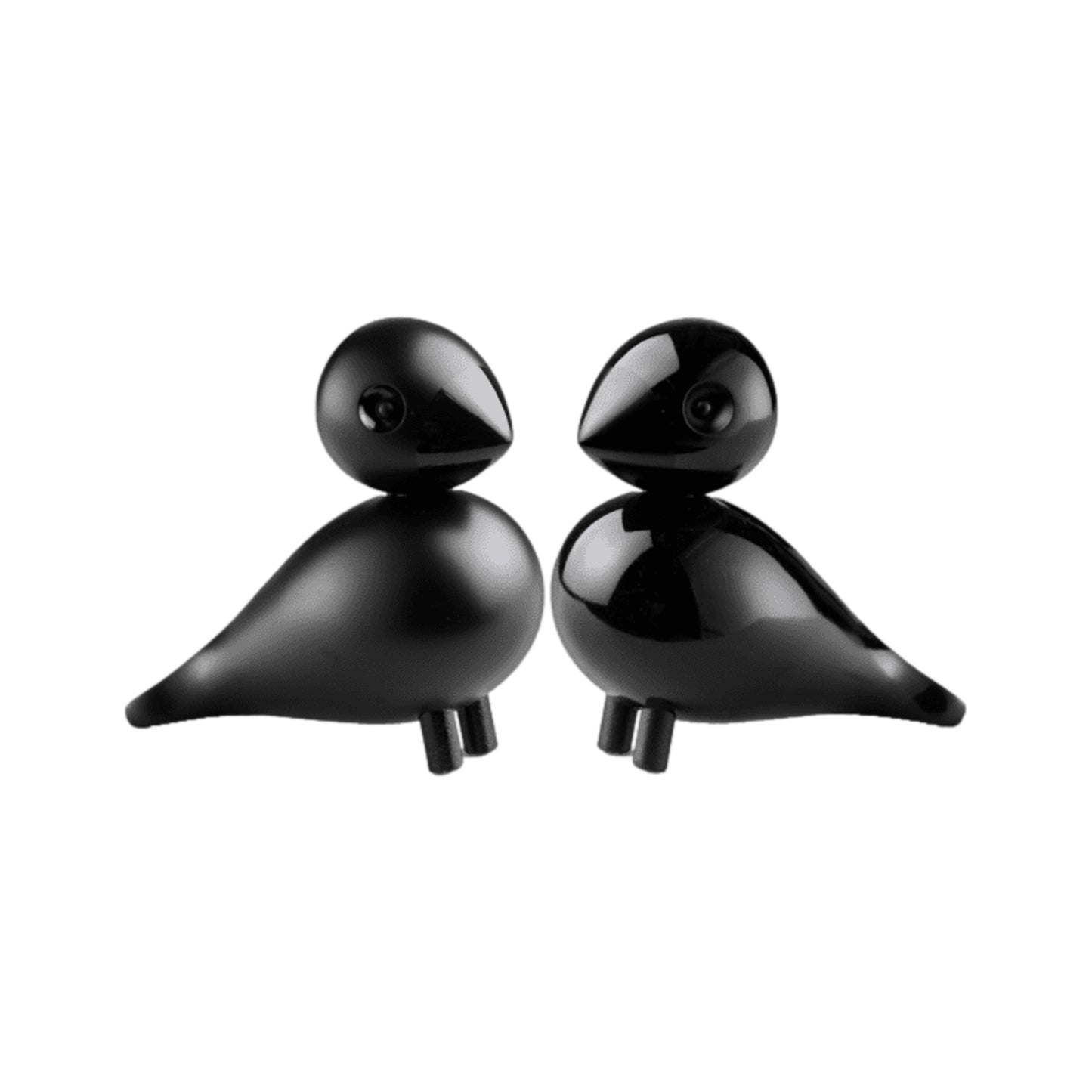 Kay Bojesen Singvogel Lovebirds Schwarz