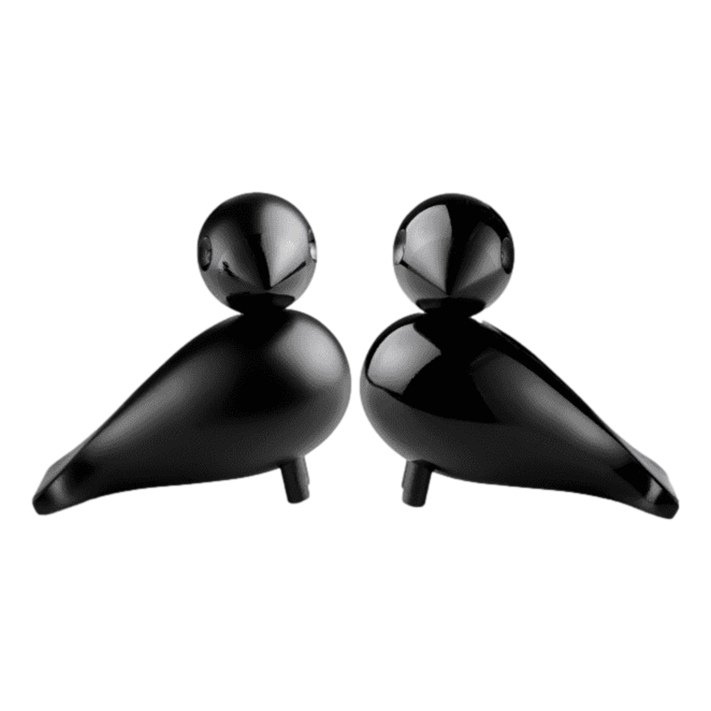 Kay Bojesen Singvogel Lovebirds Schwarz