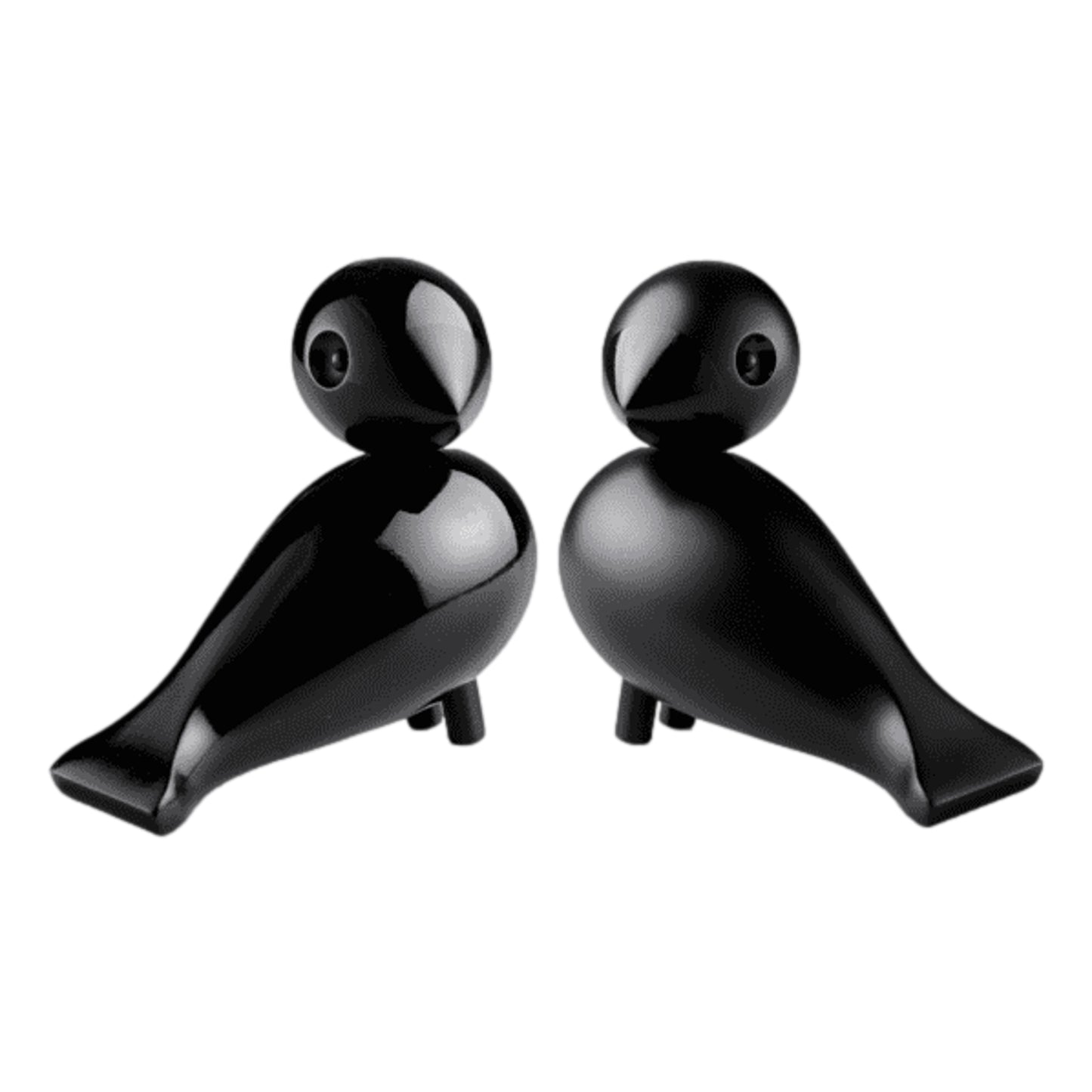 Kay Bojesen Singvogel Lovebirds Schwarz
