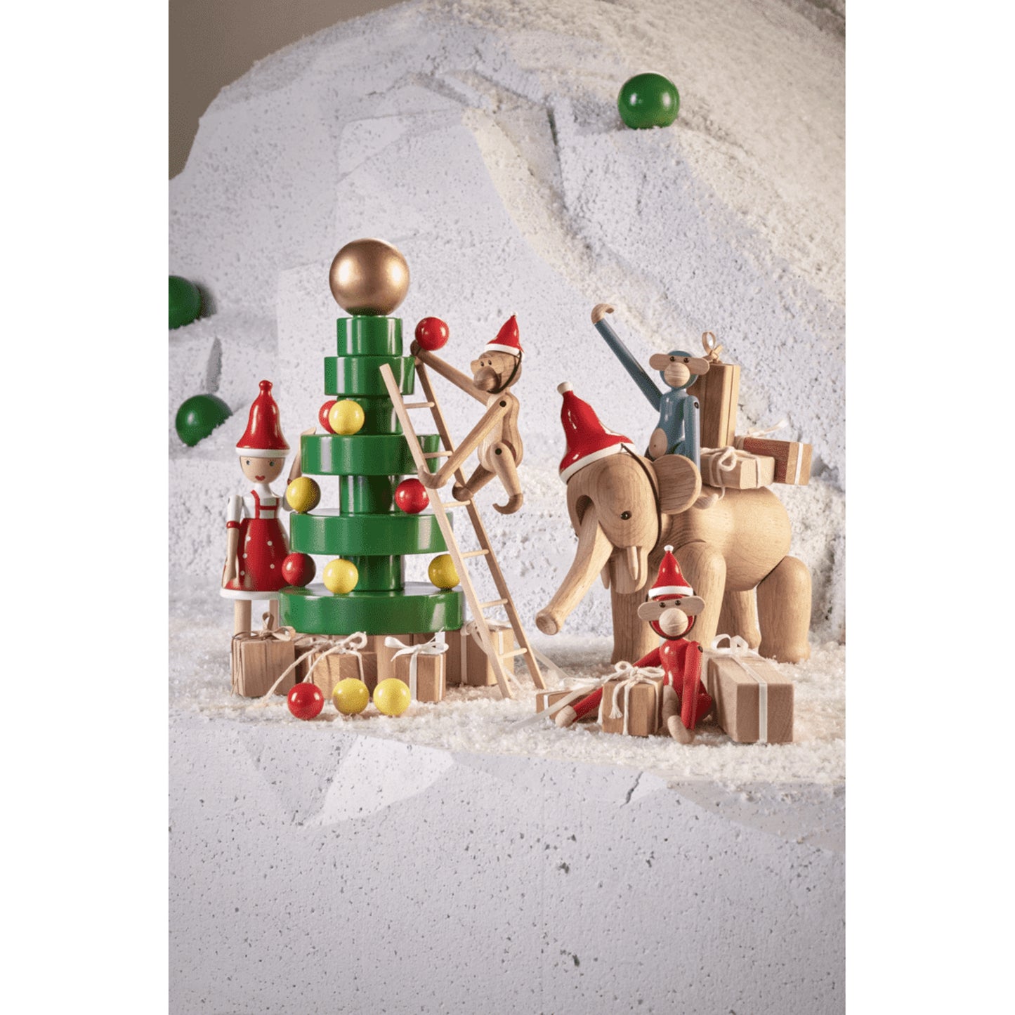 Kay Bojesen Mini Monkey Vintage Blue