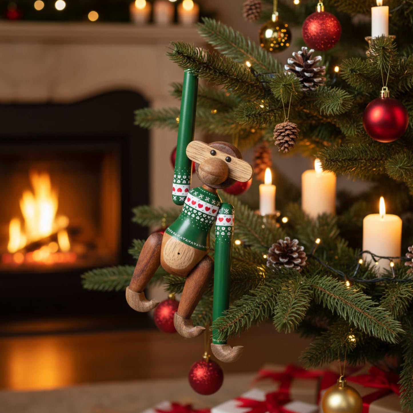 Kay Bojesen Mini Monkey Christmas Sweater 2025