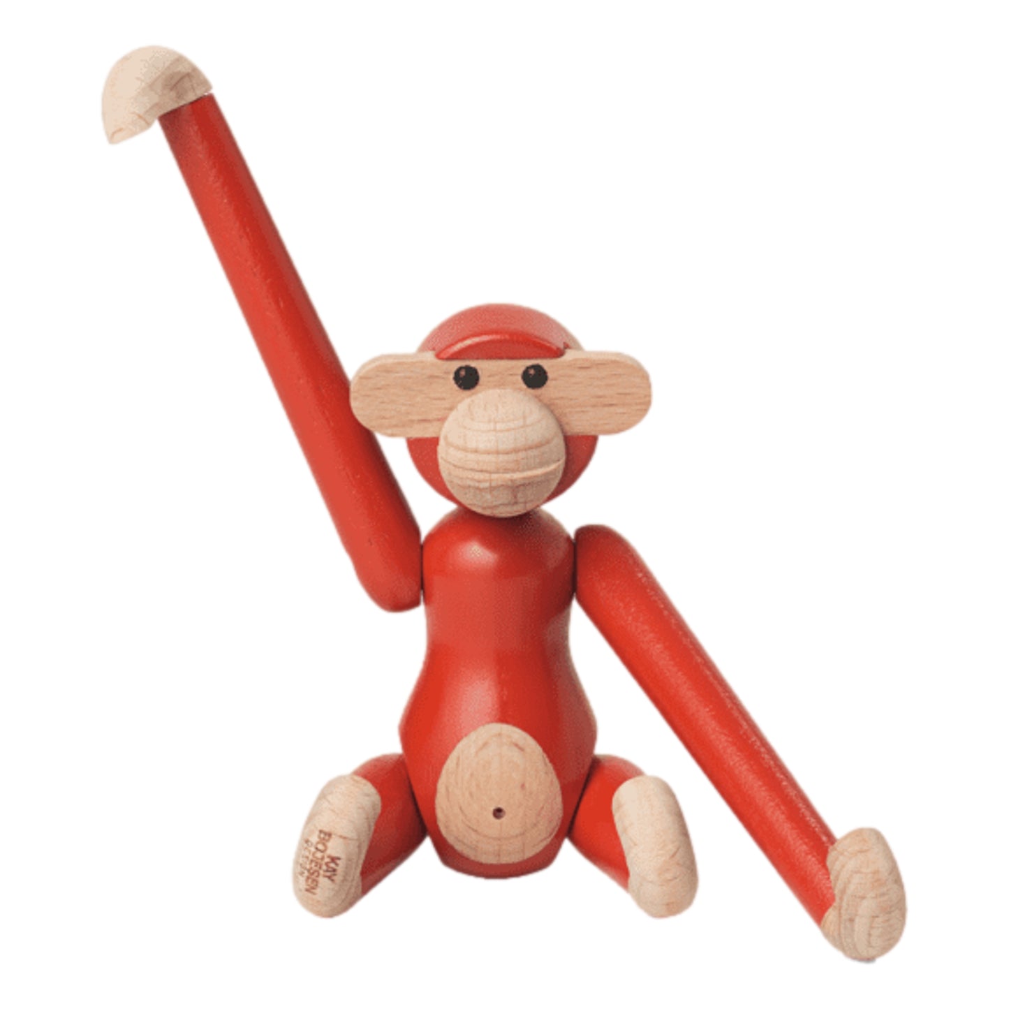 Kay Bojesen Mini Monkey Vintage Red