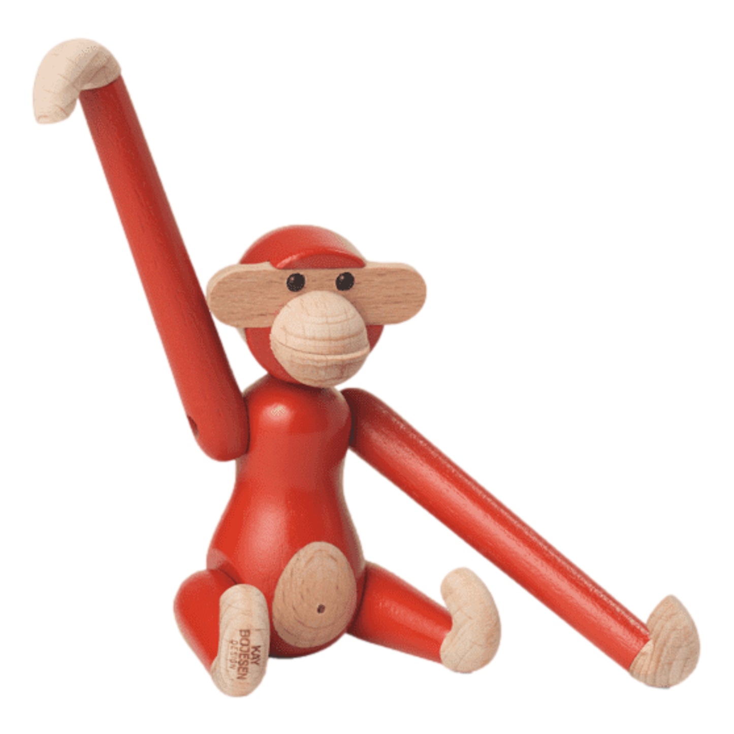 Kay Bojesen Mini Monkey Vintage Red