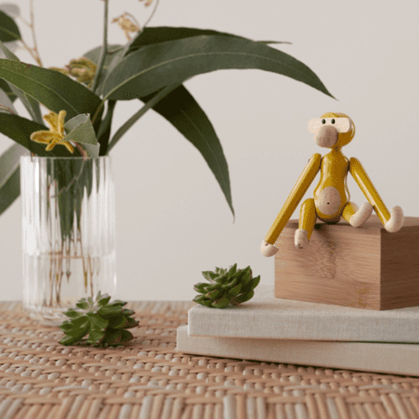 Kay Bojesen Mini Monkey Vintage Yellow