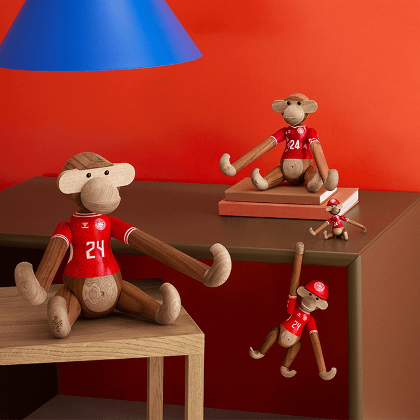 Kay Bojesen X DBU 2024 Men's Jersey Teak & Limba Monkey