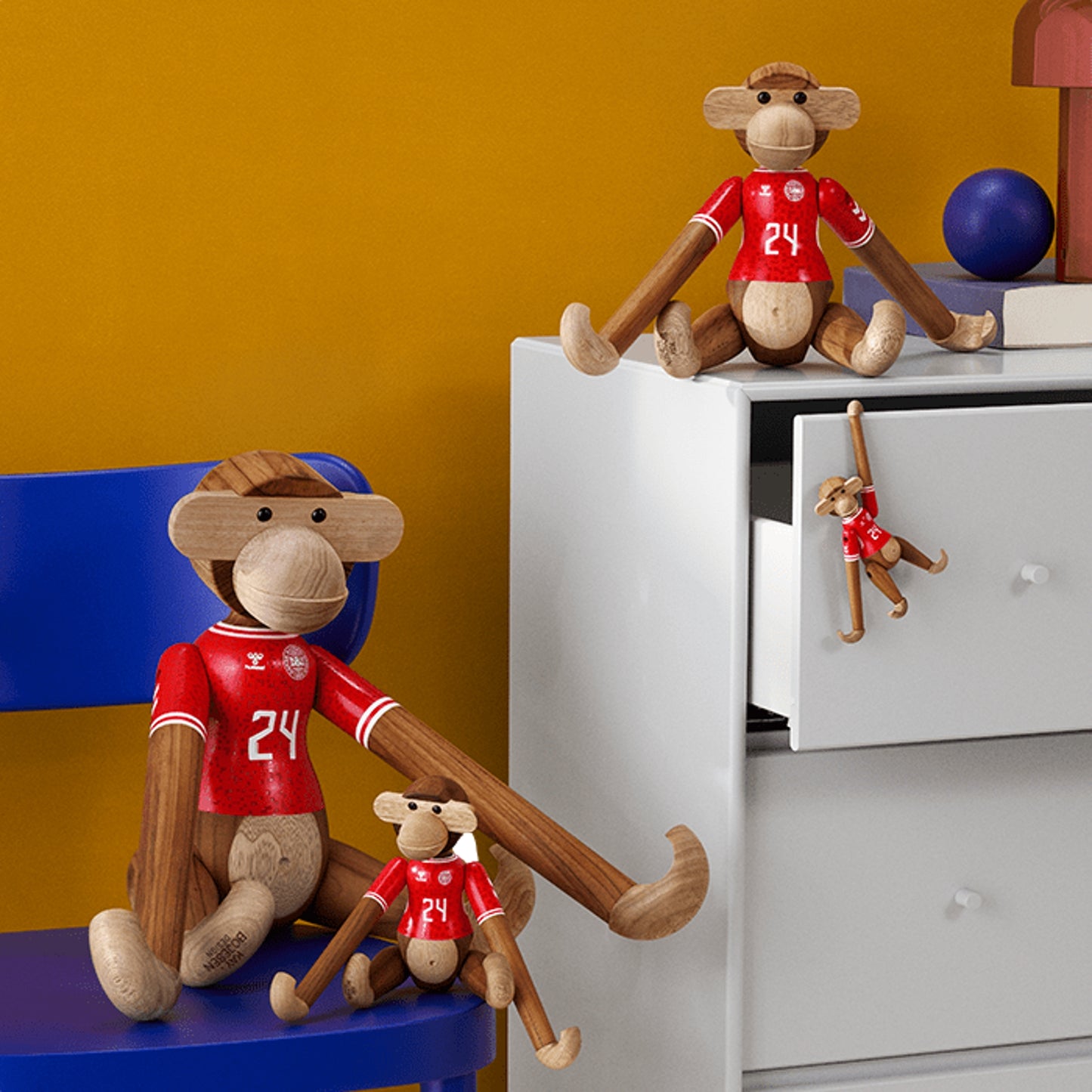 Kay Bojesen X DBU 2024 Men's Jersey Teak & Limba Monkey