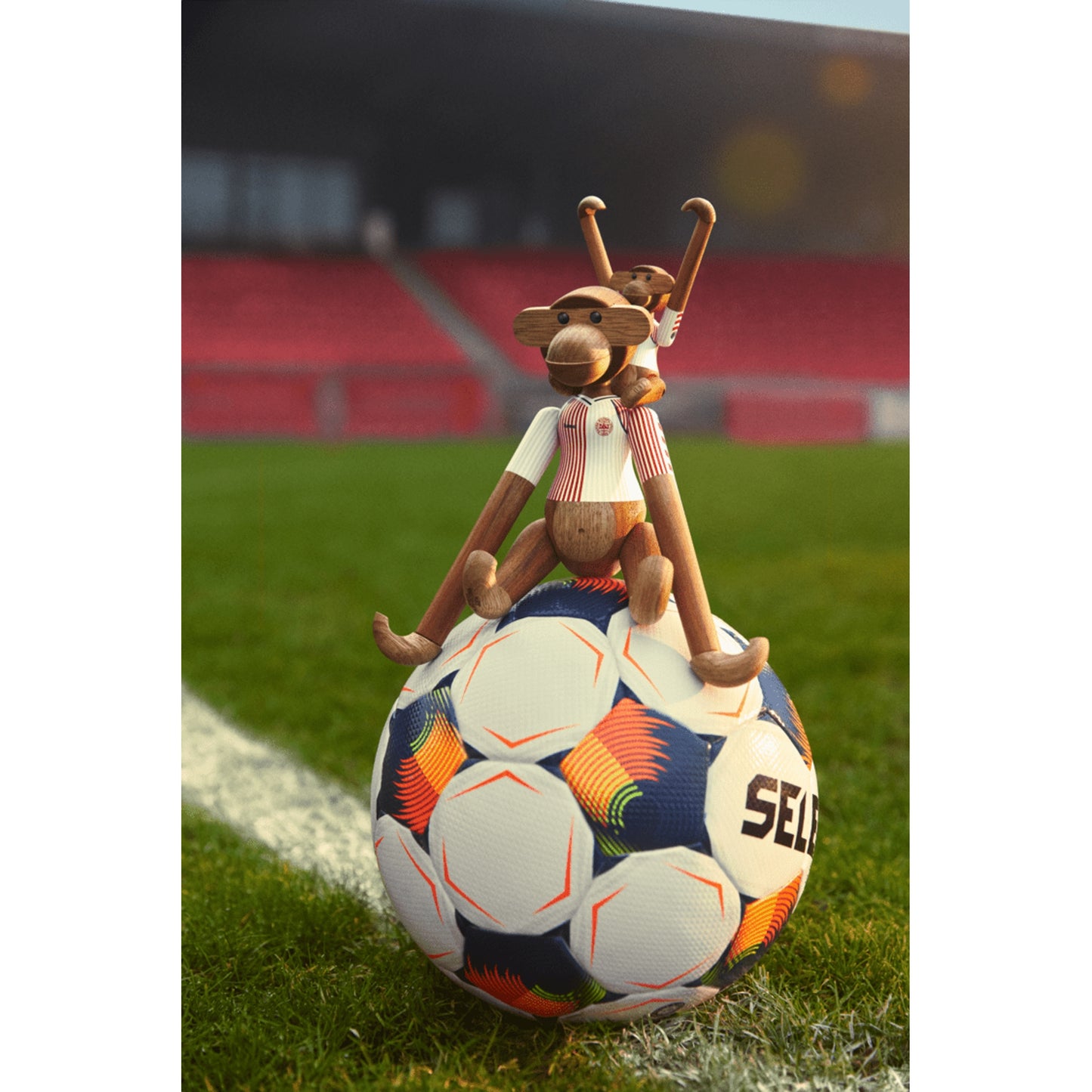 Kay Bojesen X DBU Limited Edition 1986 AWAY Teak & Limba Monkey