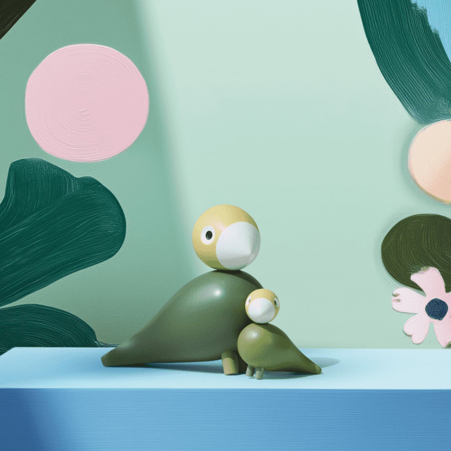 Kay Bojesen Bird Pair Liv And Lykke