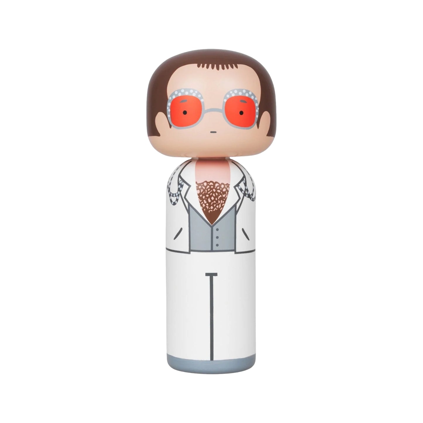 Kokeshi Elton White Outfit By Lucie Kaas