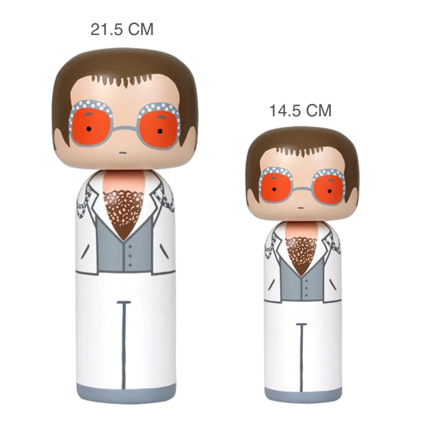 Kokeshi Elton White Outfit By Lucie Kaas