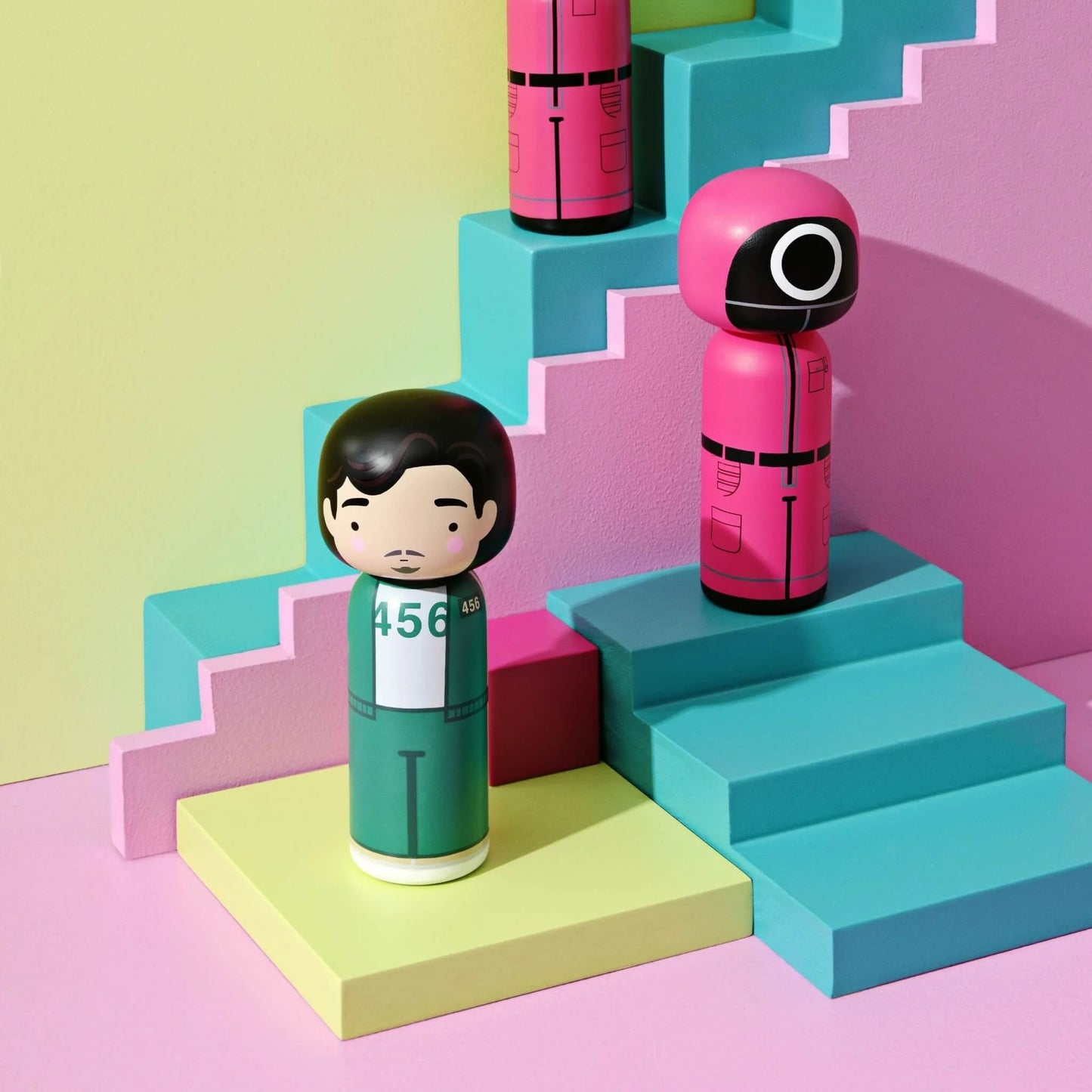 Limited Edition Squid Game Kokeshi Player 456 By Lucie Kaas