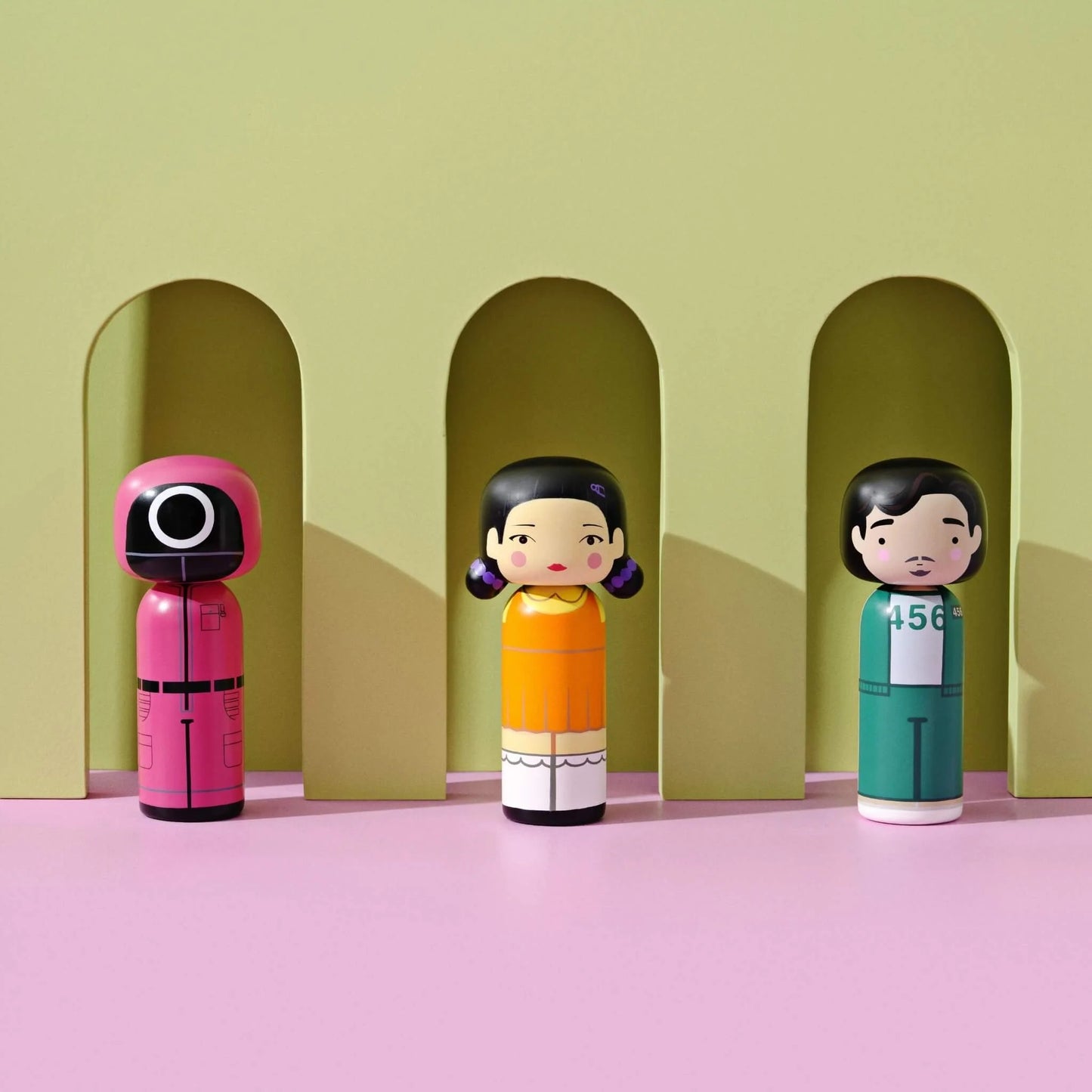 Limited Edition Squid Game Kokeshi Player 456 By Lucie Kaas