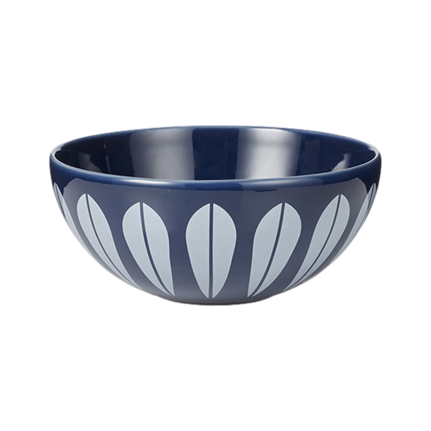 Lotus Bowl Blue And White By Lucie Kaas