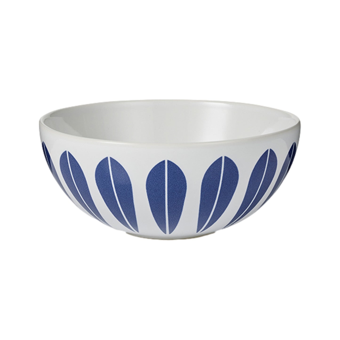 Lotus Bowl White And Blue By Lucie Kaas