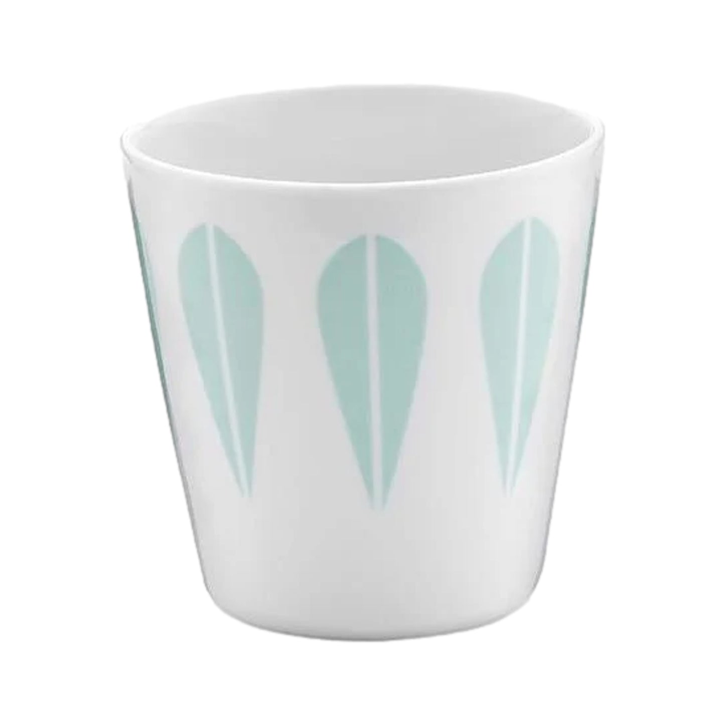 Lotus Cup White And Mint Green By Lucie Kaas