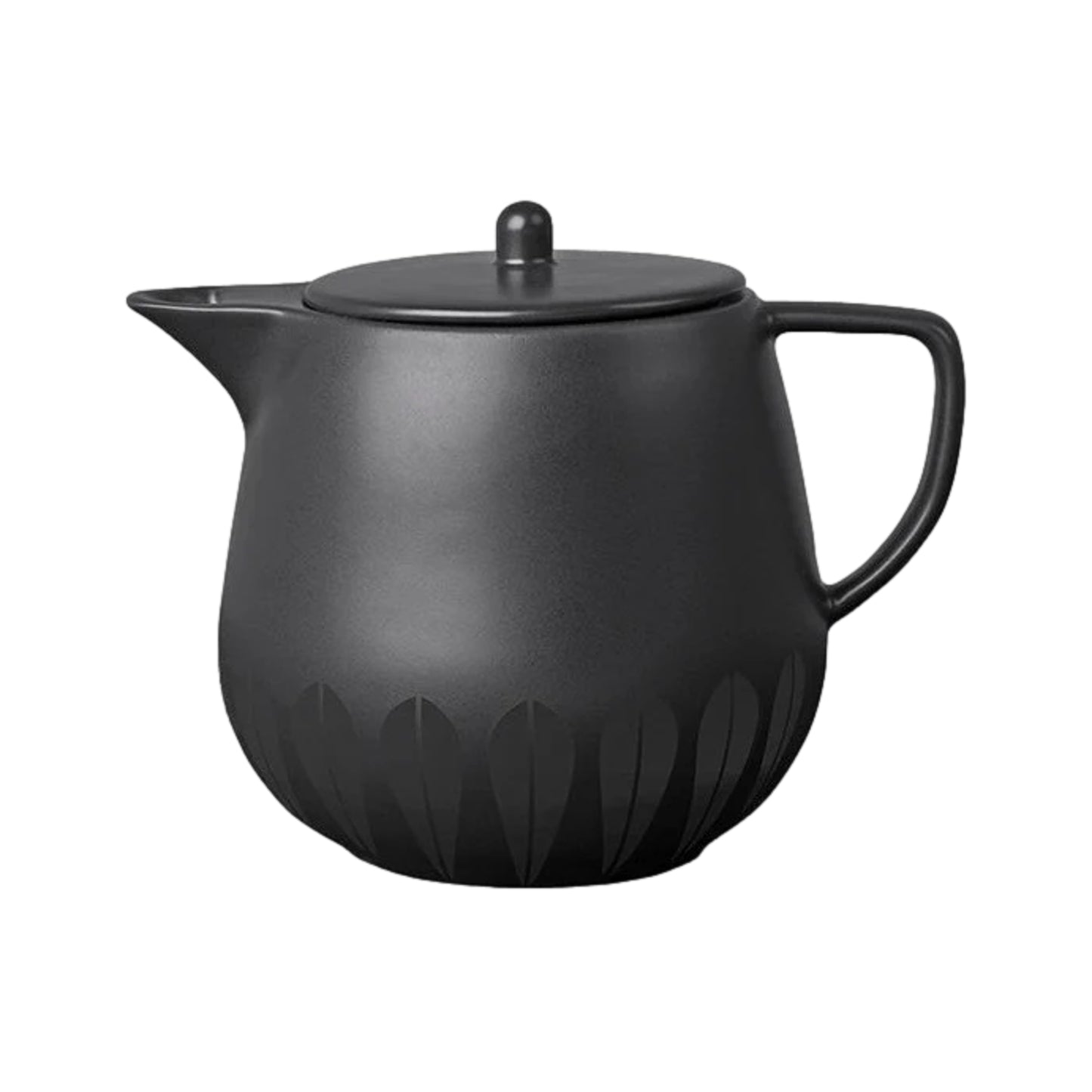Lotus Teapot Black By Lucie Kaas
