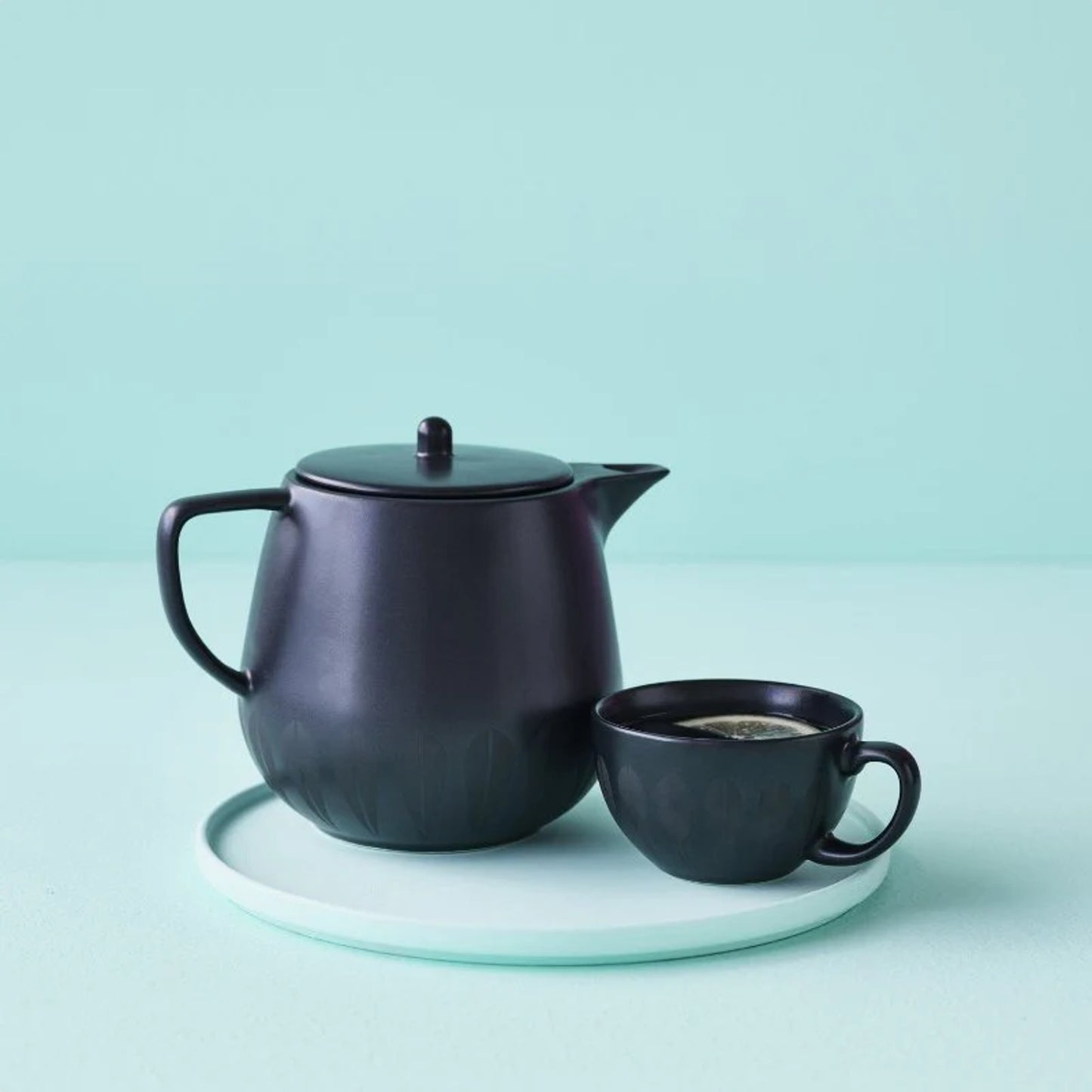 Lotus Teapot Black By Lucie Kaas