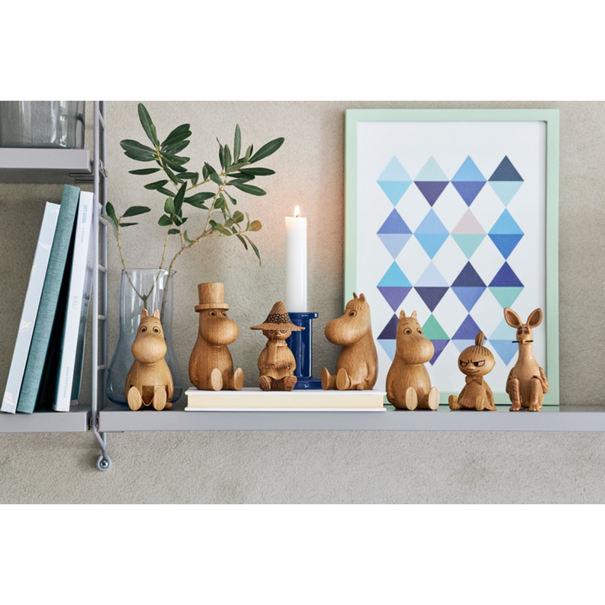 Moomin Snufkin Medium Oak Figurine | Dsignhouse – Webb's Mid-Century