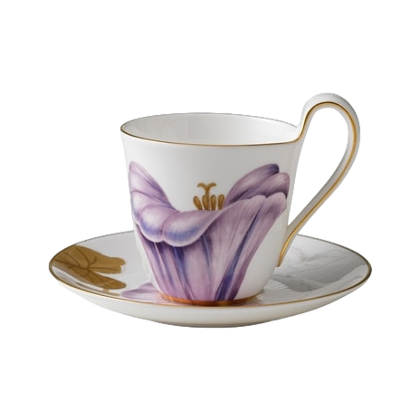 Royal Copenhagen Flora High Handle Cup And Saucer - Morning Glory 27 CL / 9.1 Oz