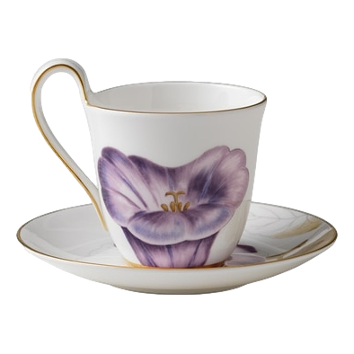Royal Copenhagen Flora High Handle Cup And Saucer - Morning Glory 27 CL / 9.1 Oz
