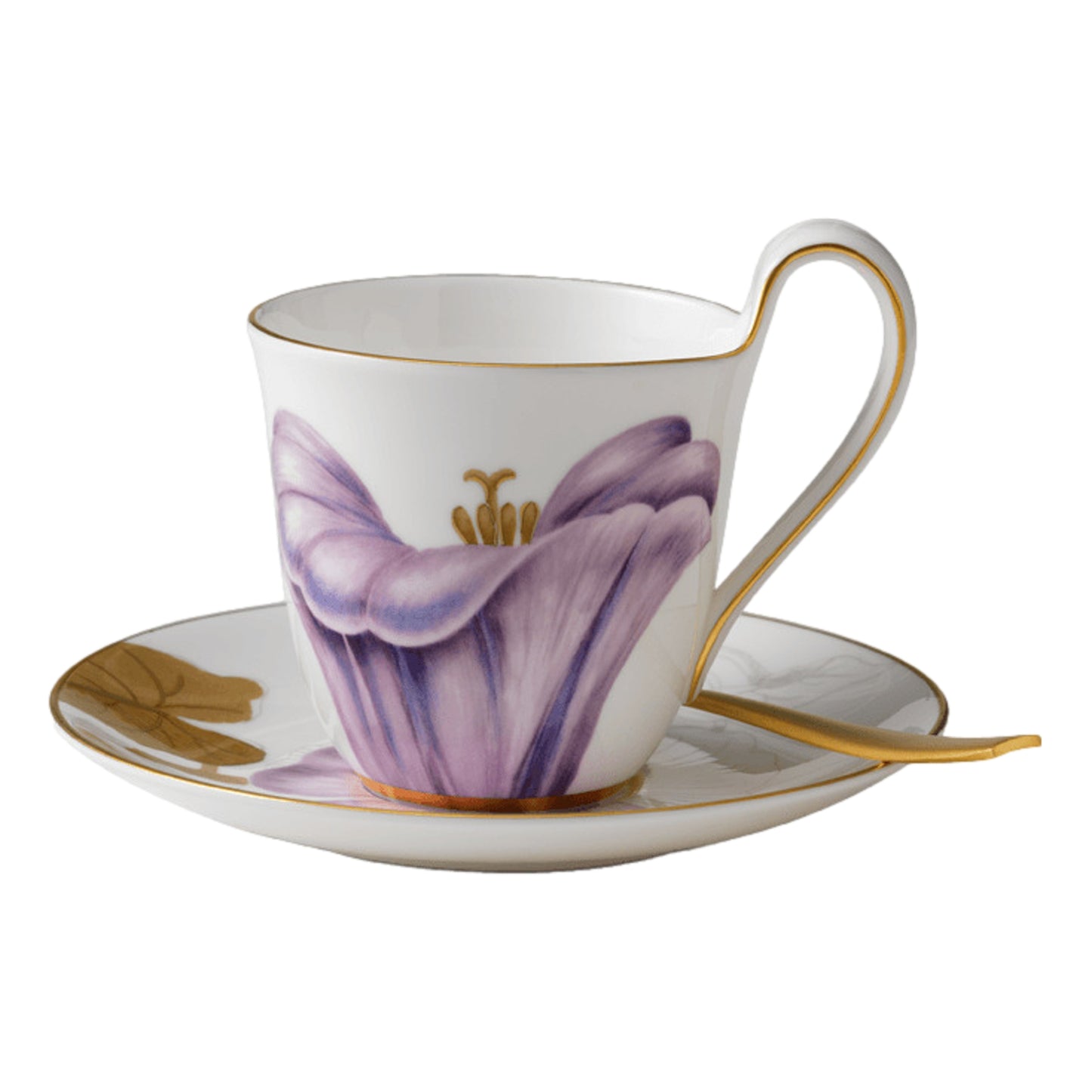 Royal Copenhagen Flora High Handle Cup And Saucer - Morning Glory 27 CL / 9.1 Oz