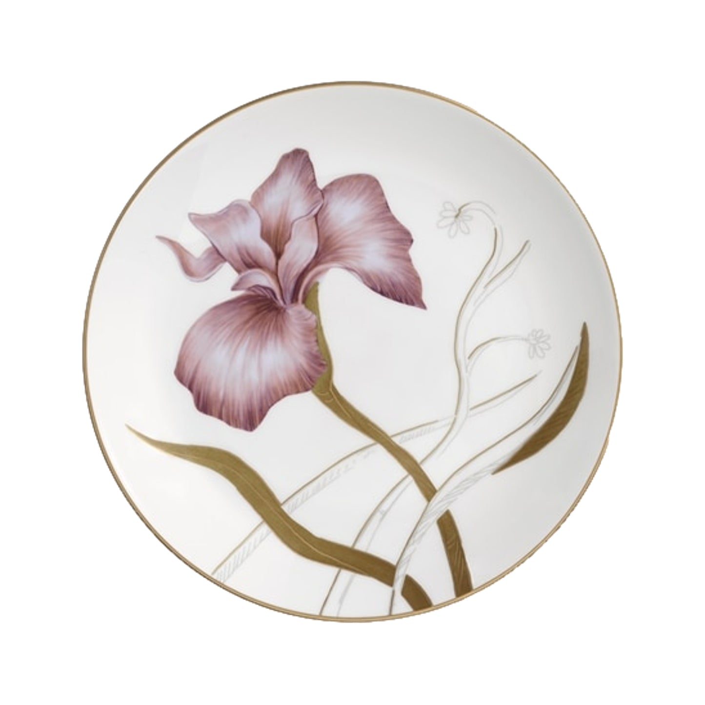 Royal Copenhagen Flora Plate Iris 19 cm / 7.5"