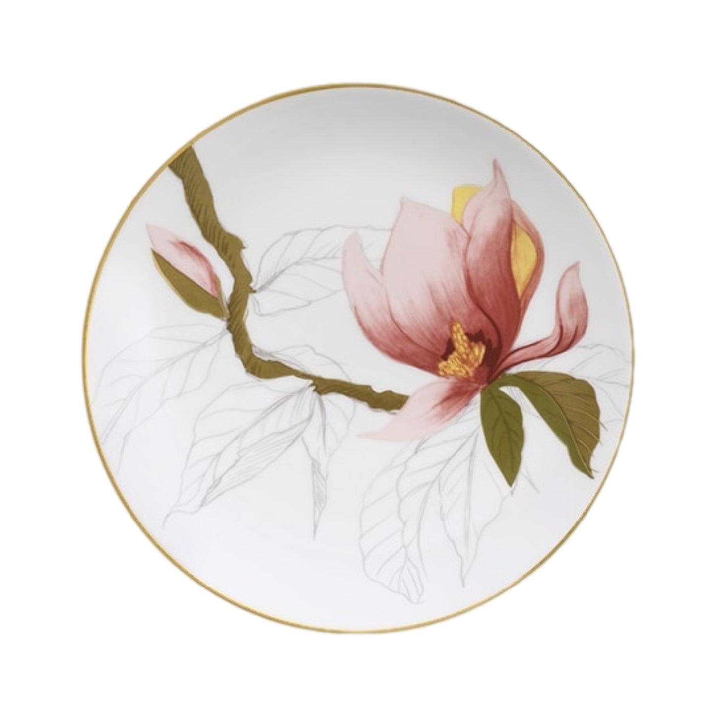 Royal Copenhagen Flora Plate Magnolia 19 cm / 7.5"