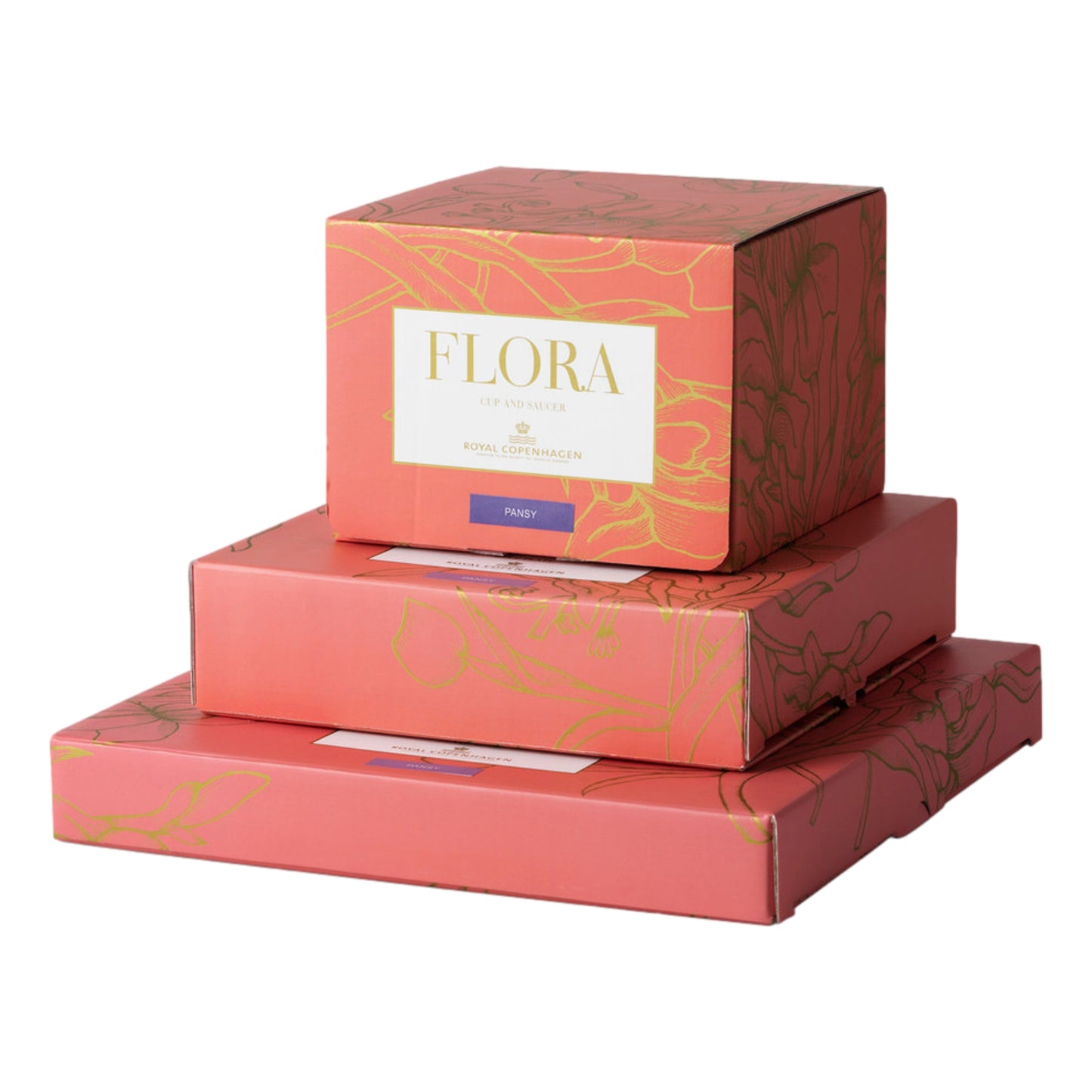 Royal Copenhagen Flora Plate Pansy 19 cm / 7.5"