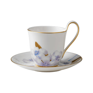 Royal Copenhagen Flora High Handle Cup And Saucer - Rhododendron 27 CL / 9.1 Oz