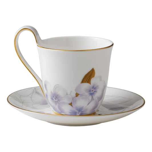 Royal Copenhagen Flora High Handle Cup And Saucer - Rhododendron 27 CL / 9.1 Oz