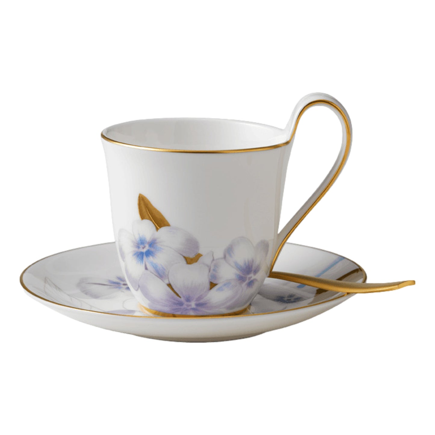 Royal Copenhagen Flora High Handle Cup And Saucer - Rhododendron 27 CL / 9.1 Oz