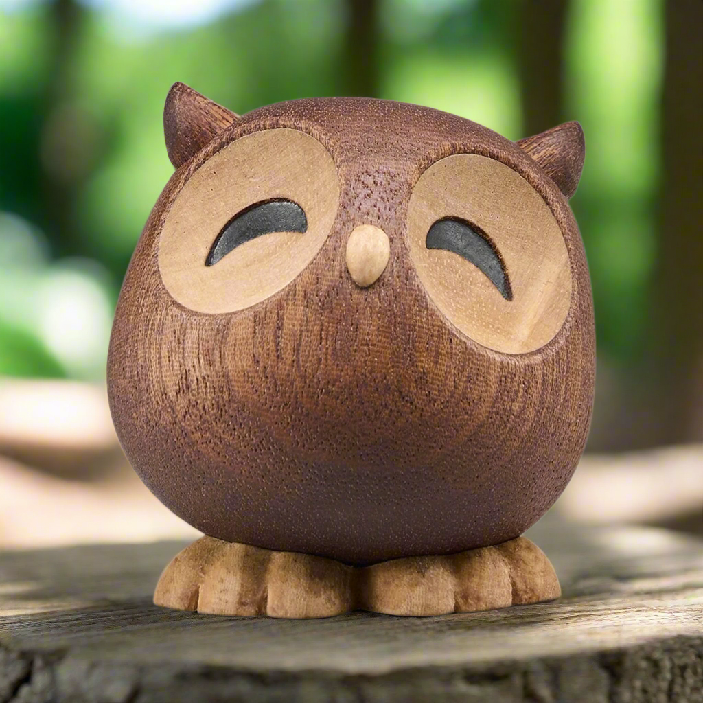 Sofia Little Owl Wooden Figurine | Fablewood – Webb's Mid-Century Sofia Little Owl Wooden Figurine | Fablewood – Webb's Mid-Century