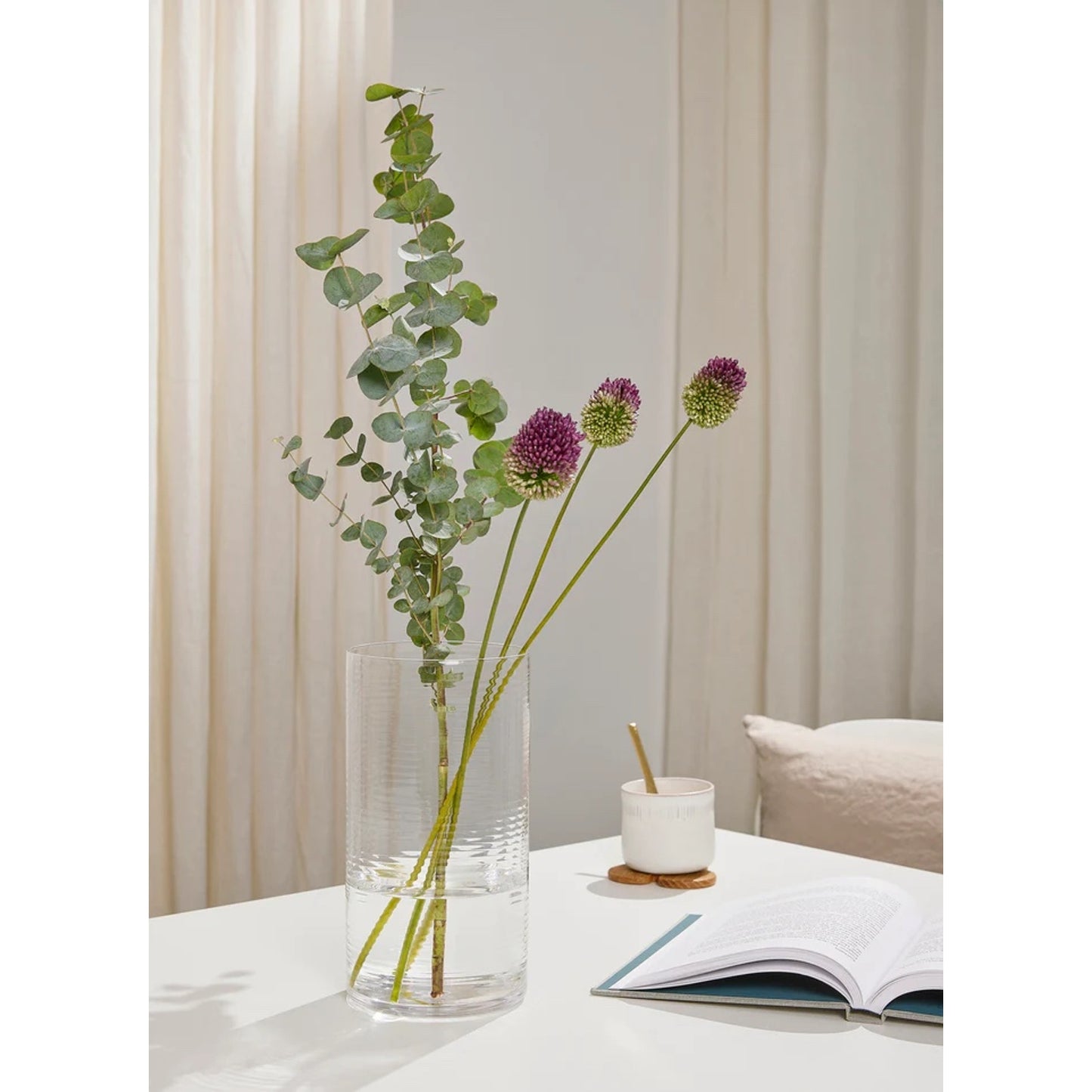 Laine Cylindrical Vase By Spring Copenhagen