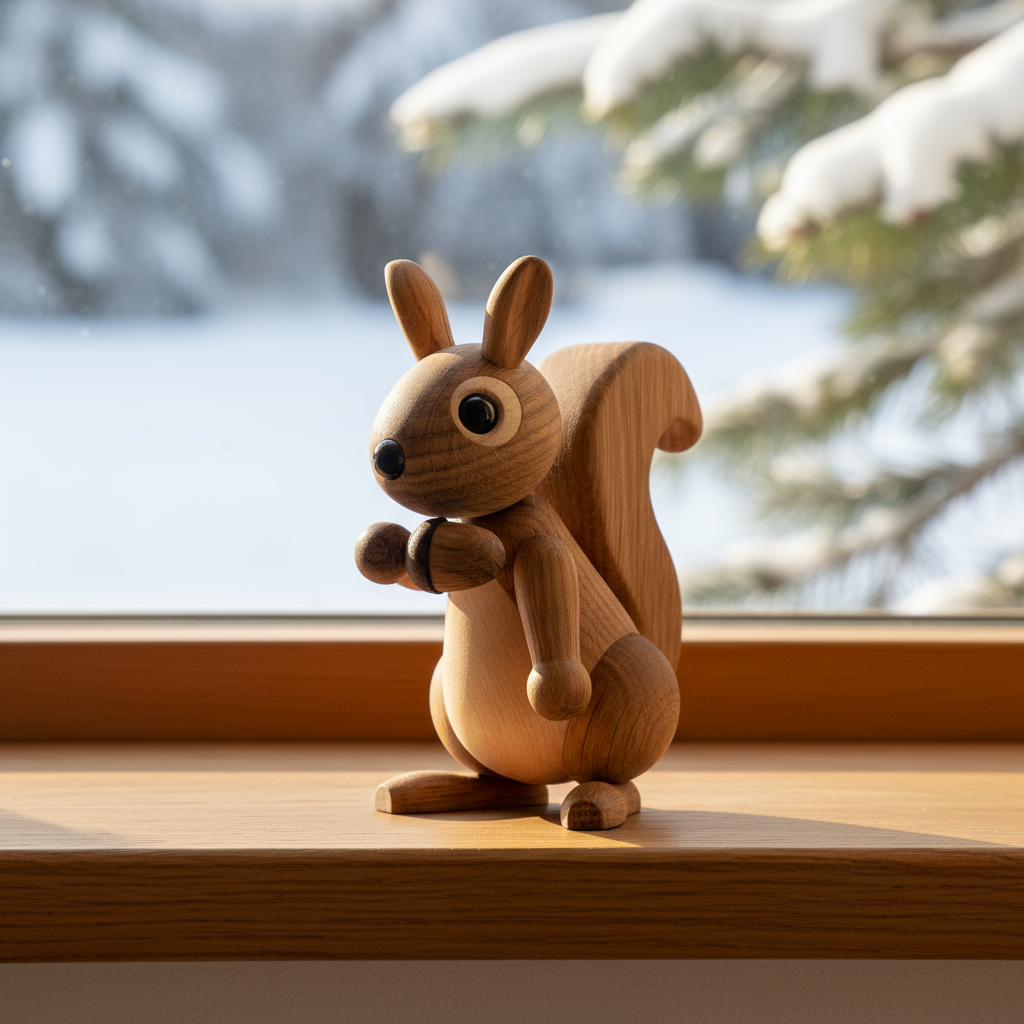 Hazel Image 1 with Snowy Background