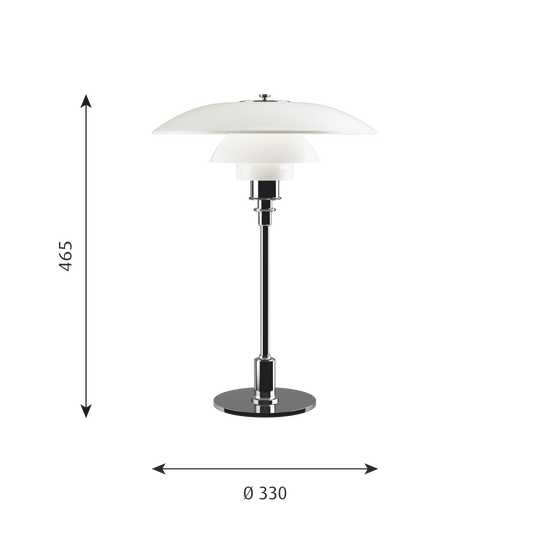 Poul Henningsen 3½-2½ Table Lamp