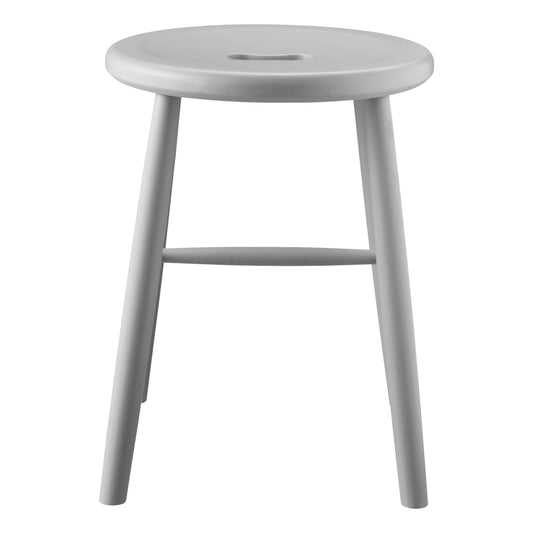 Børge Mogensen model J27 Beech Stool Gray