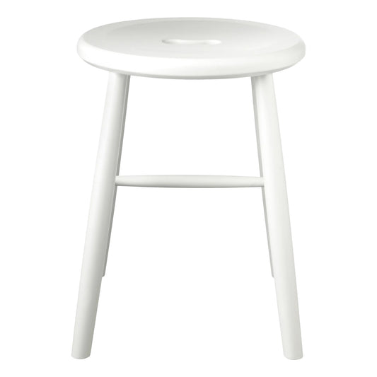 Børge Mogensen model J27 Beech Stool White
